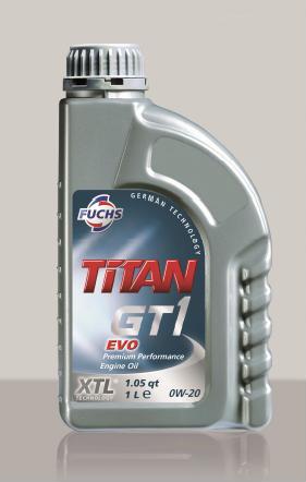 Новое моторное масло ТIТАN GT1 EVO SAE 0W-20
